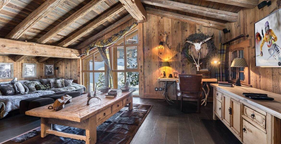 Chalet for rent in Courchevel 1550 Village with 320 sqm 