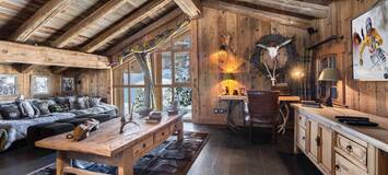 Chalet for rent in Courchevel 1550 Village with 320 sqm 