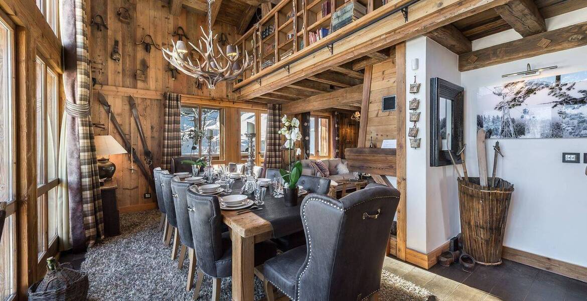 Chalet for rent in Courchevel 1550 Village with 320 sqm 