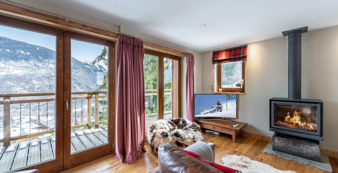 Superbe chalet à Courchevel de 220 m² avec un grand jardin. 