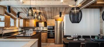 EXCEPTIONAL HALF CHALET · COURCHEVEL VILLAGE with 5 bedrooms