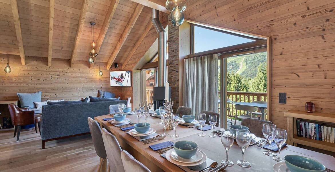 A louer chalet à Méribel de 195 m² et 5 chambres