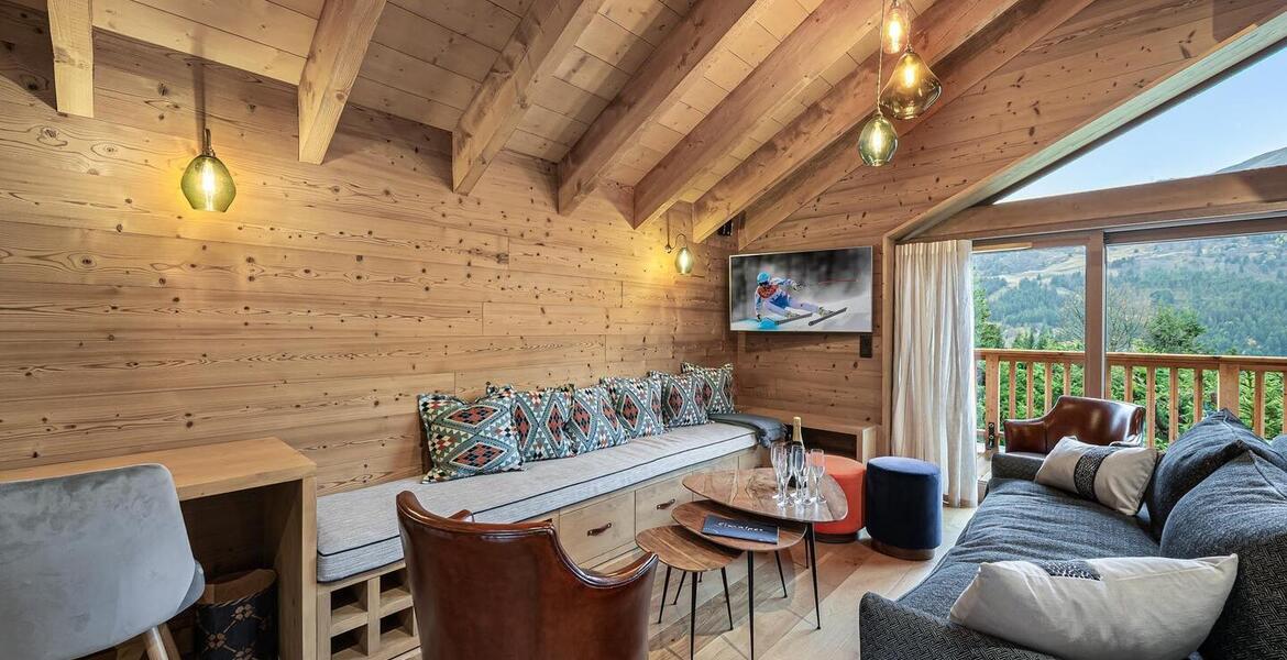 A louer chalet à Méribel de 195 m² et 5 chambres