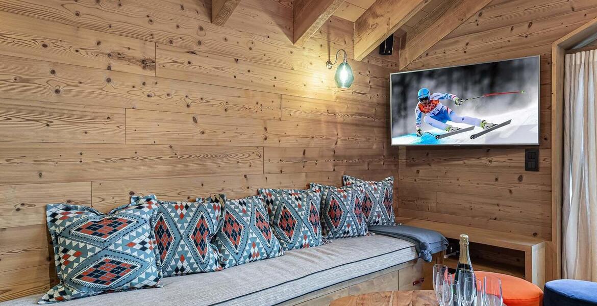 A louer chalet à Méribel de 195 m² et 5 chambres