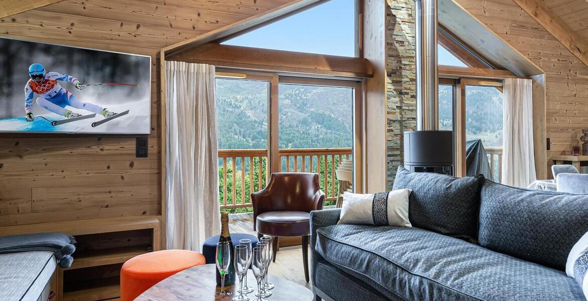 A louer chalet à Méribel de 195 m² et 5 chambres