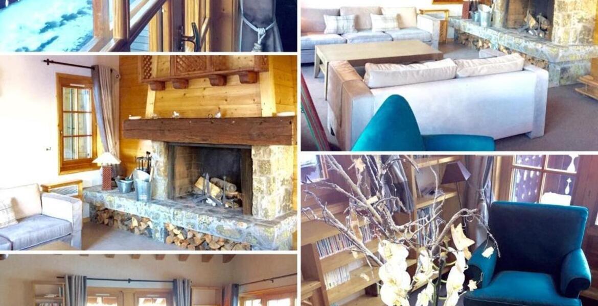 HÔTEL COURCHEVEL-CHALET À COURCHEVEL 1850. SÉJOUR LUXUEUX