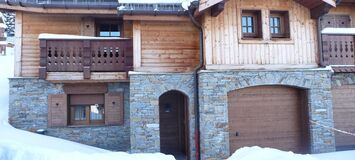 Small chalet for rent in La Tania with 55 sqm and 2 bedrooms