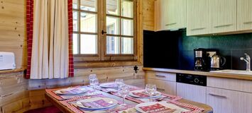 Small chalet for rent in La Tania with 55 sqm and 2 bedrooms