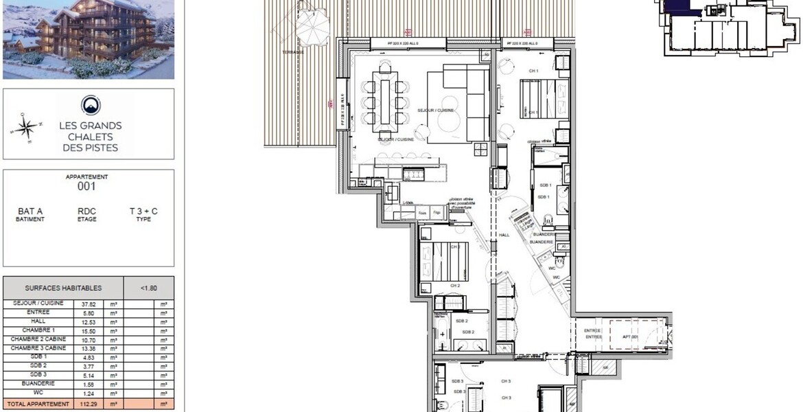 Apartamento Mirabelle Le Rond-Point - Méribel