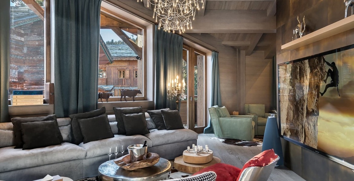 The Courchevel chalet for rent with 938 sqm and 5 bedrooms 