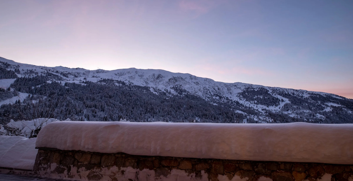 Chalet au centre de Méribel, au bout d'un cul-de-sac pour un