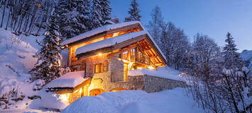 Chalet au centre de Méribel, au bout d'un cul-de-sac pour un