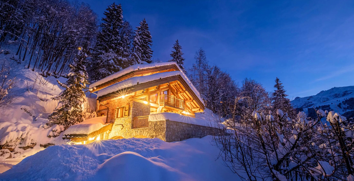 Chalet in the centre of Méribel, at the end of a cul-de-sac 