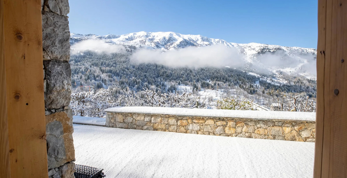 Chalet au centre de Méribel, au bout d'un cul-de-sac pour un