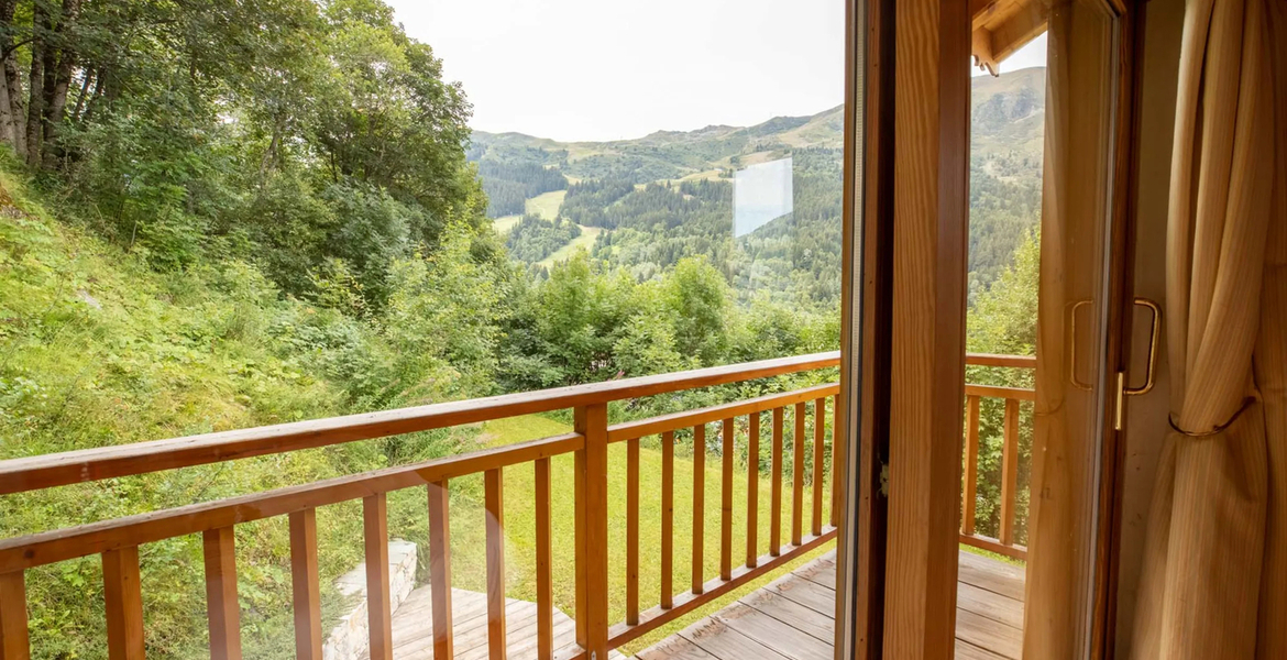 Chalet au centre de Méribel, au bout d'un cul-de-sac pour un