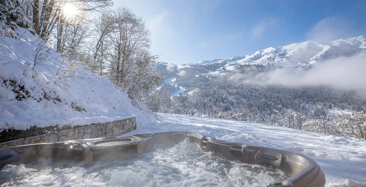 Chalet au centre de Méribel, au bout d'un cul-de-sac pour un