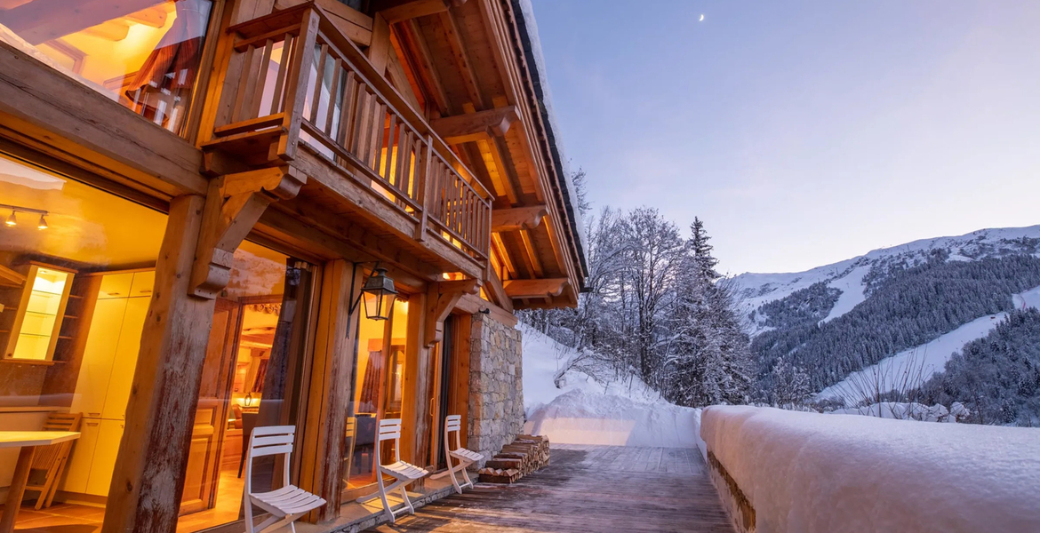 Chalet in the centre of Méribel, at the end of a cul-de-sac 