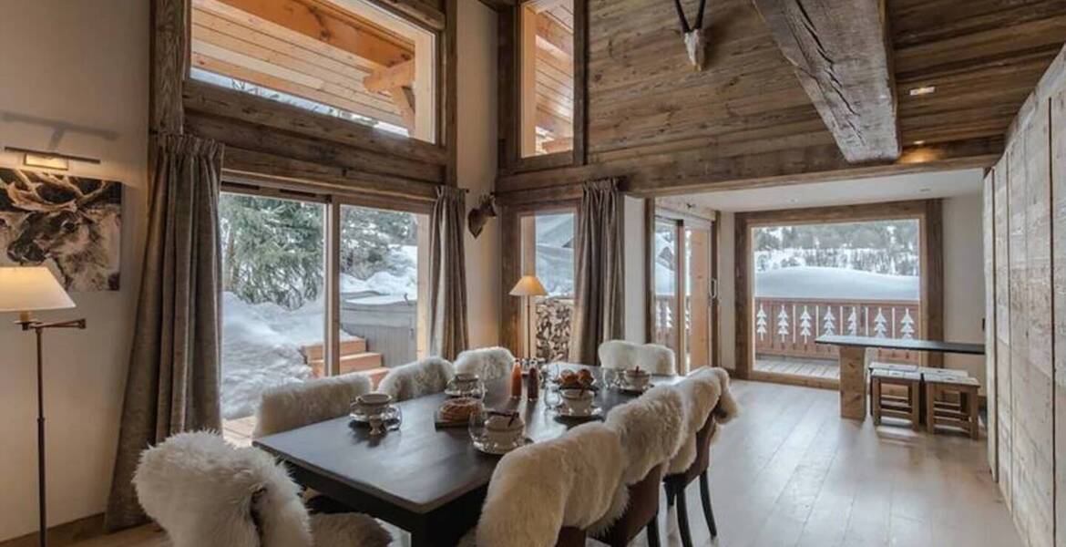 Rent your chalet near the ski slopes in Méribel with all the