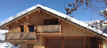 Location d'un chalet situé entre le village "Les Allues" et 