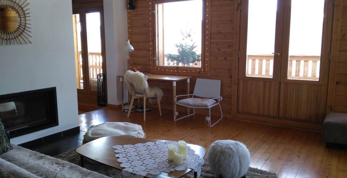 Rental of a chalet located between the village "Les Allues" 