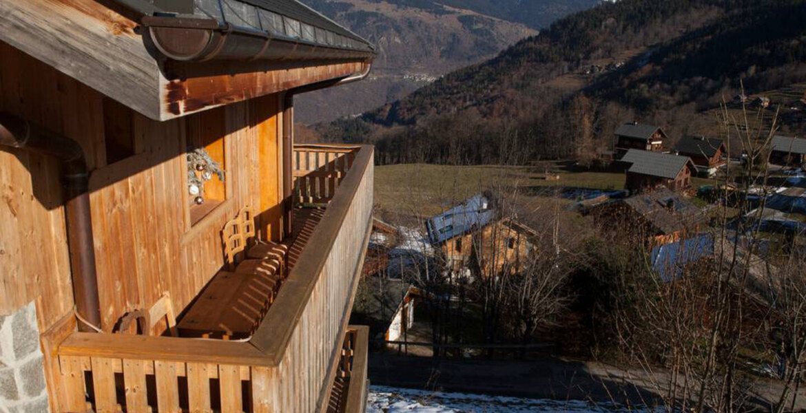 Location d'un chalet situé entre le village "Les Allues" et 