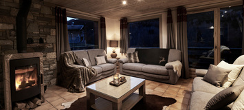 Le Chalet est un chalet de 8 lits avec service de traiteur, 