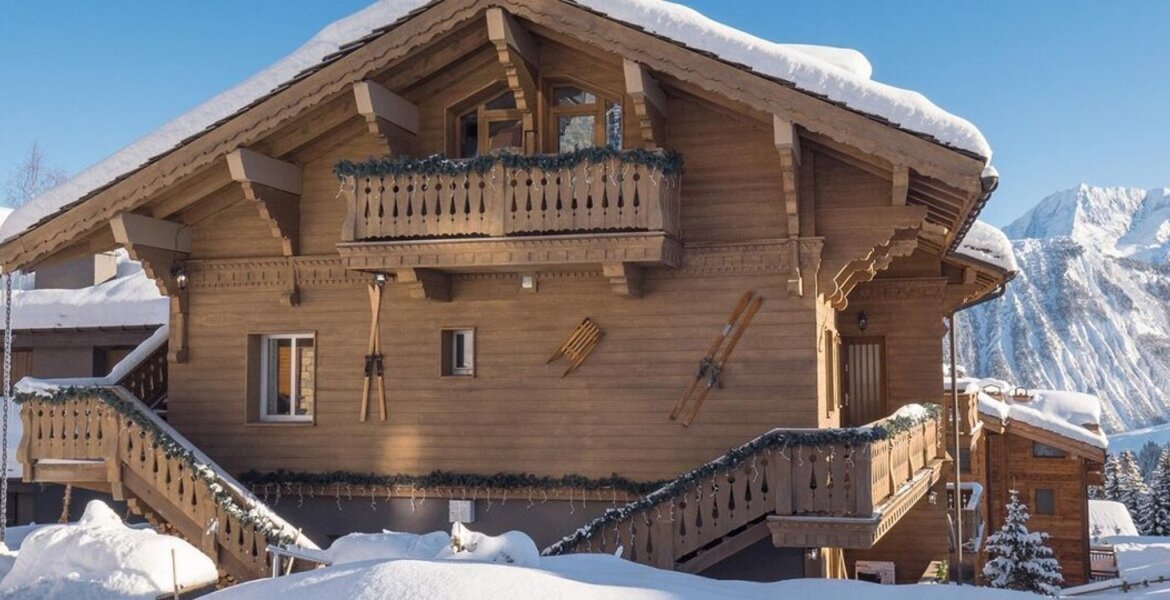 Le chalet offre un hébergement confortable pour un maximum d