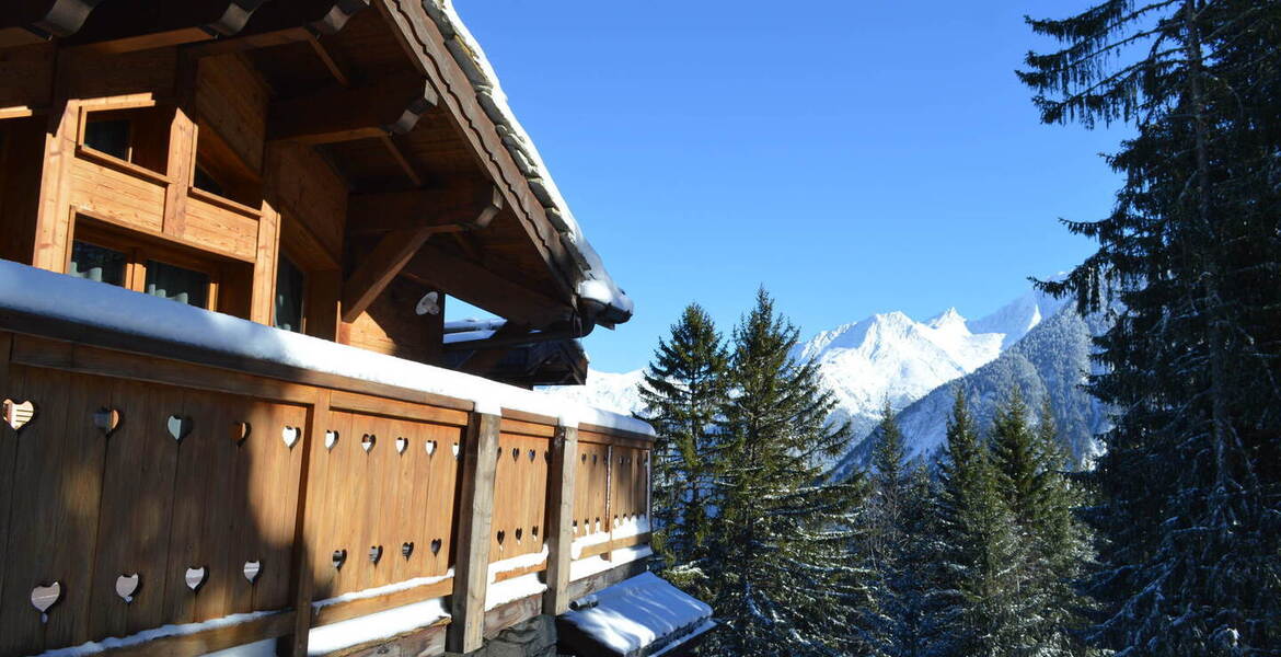 Entre pistes de ski et sapins, dans le quartier des Brigues