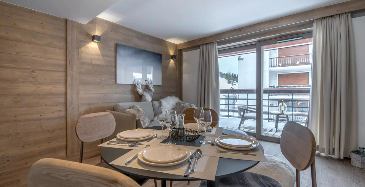 Superb flat in the residence in the heart of Courchevel vill