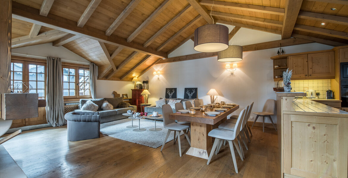 Duplex flat of 100m² in Courchevel A 3 bedroom flat, located