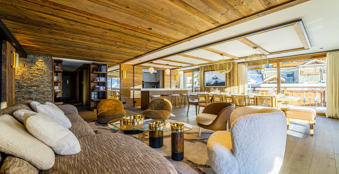 Luxury ski-in ski-out apartment Rond-Point des Pistes area