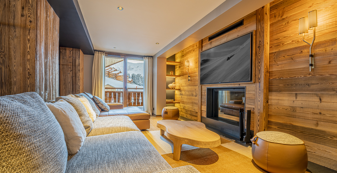 Luxury ski-in ski-out apartment Rond-Point des Pistes area