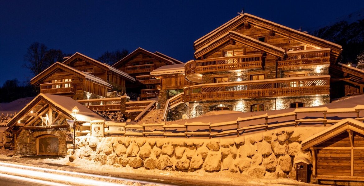 Construit au cours des 7 dernières années, le Chalet a un fa