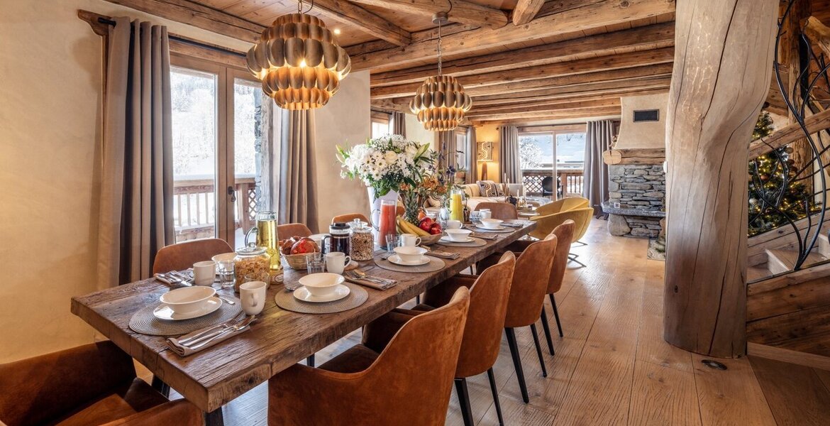 Built in the last 7 years Chalet has the wow factor