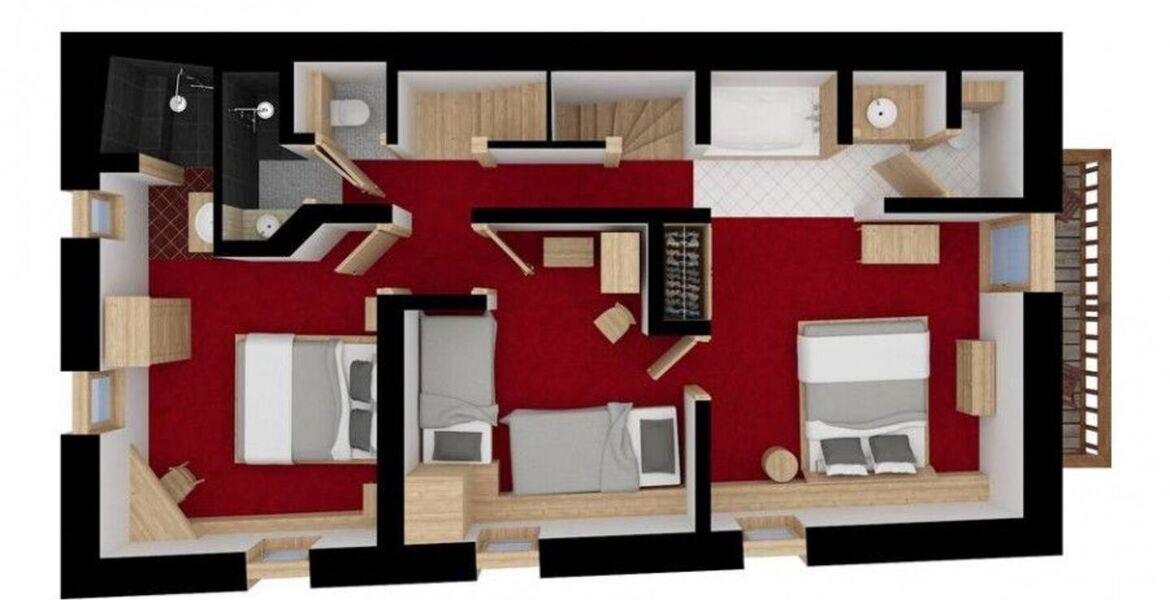 Chalet for rent in Méribel Raffort