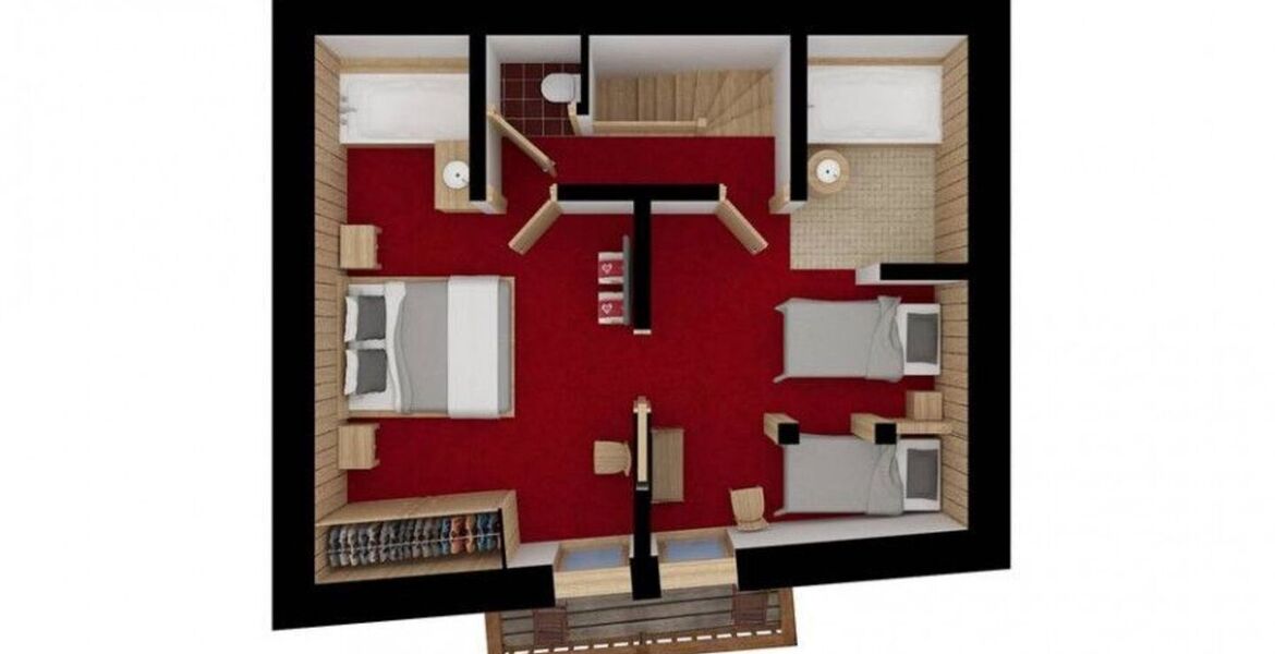 Chalet for rent in Méribel Raffort