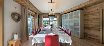 Chalet of about 575m² with lift and has 6 bedrooms for 12 