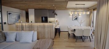 El apartamento de unos 103 m² le encantará en Méribel 