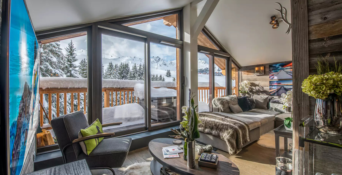Penthouse in Belvédère, Courchevel 1650 for rent for 8 Guest
