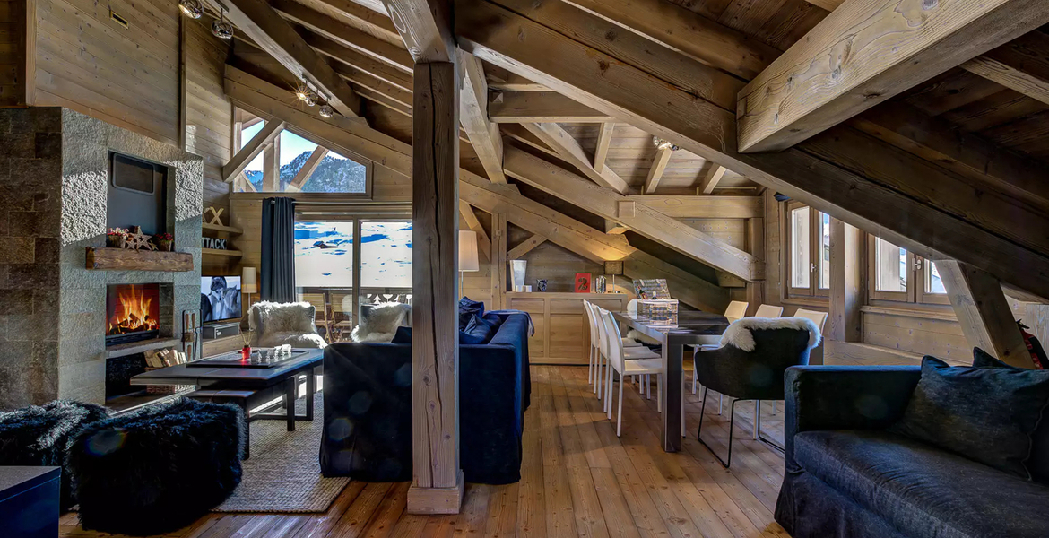 Dúplex en Belvédère, Courchevel 1650 en alquiler para 8 Hués