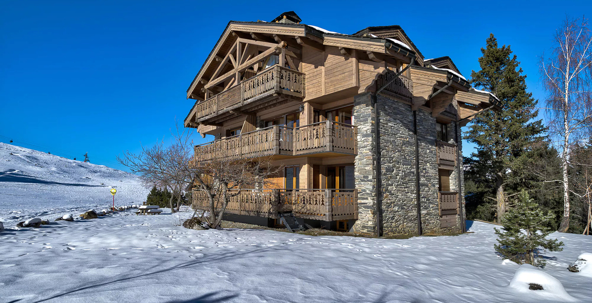 Duplex à Belvédère, Courchevel 1650 à louer pour 8 Personnes