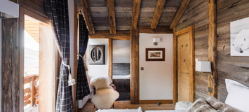 The classic wooden Chalet Méribel French Alps   