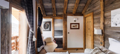 The classic wooden Chalet Méribel French Alps   