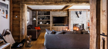 The classic wooden Chalet Méribel French Alps   