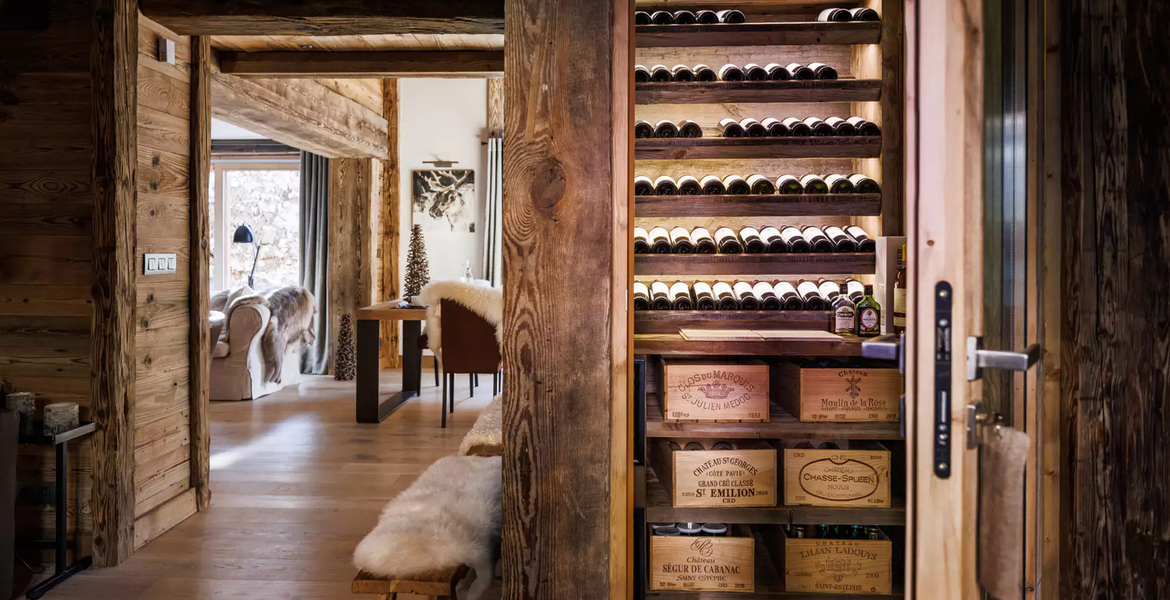 El clásico chalet de madera Méribel Alpes franceses