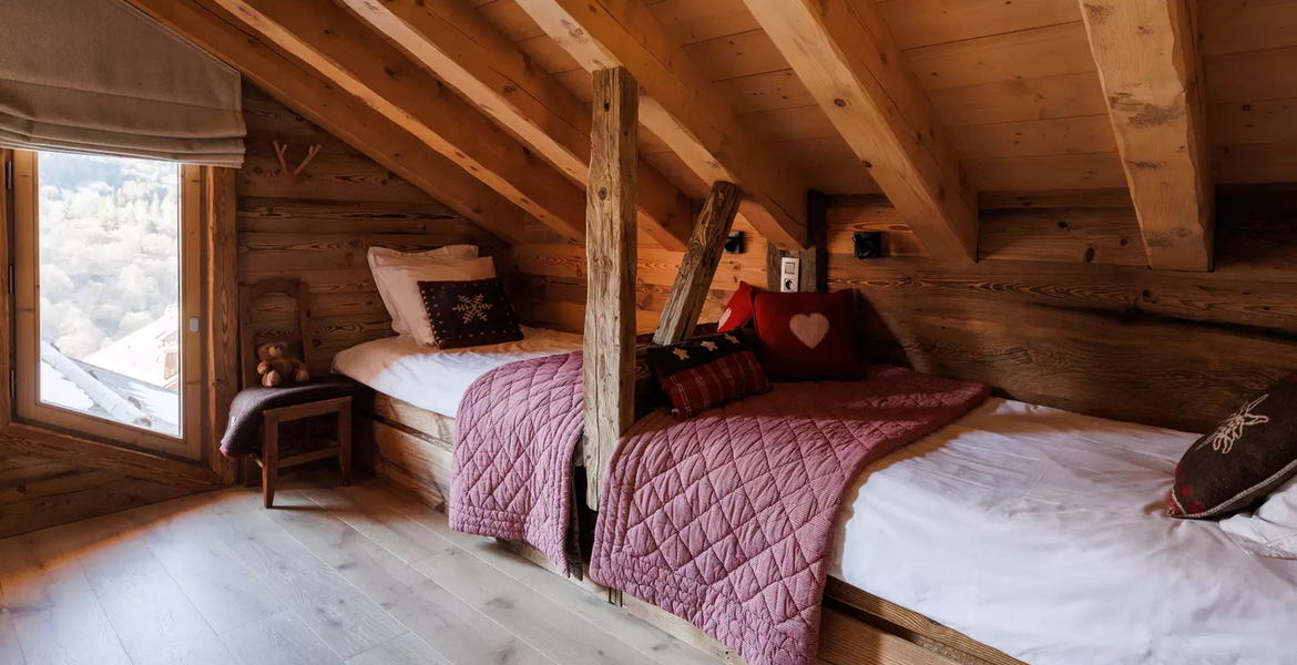 Le chalet classique en bois Méribel Alpes françaises