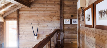 The classic wooden Chalet Méribel French Alps   