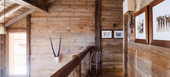 The classic wooden Chalet Méribel French Alps   