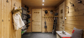 The classic wooden Chalet Méribel French Alps   
