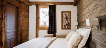 The classic wooden Chalet Méribel French Alps   